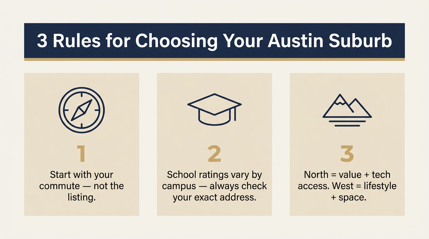 3 Rules for Choosing Your Austin Suburb, Keystone Homes