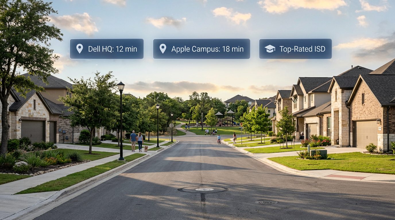 North Austin Tech Corridor Neighborhoods, Pflugerville Round Rock Cedar Park