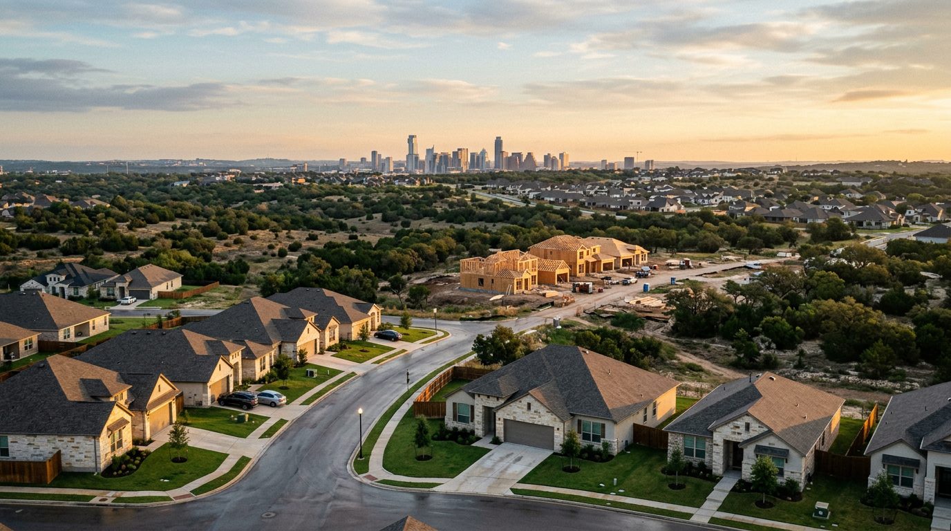 New Construction Homes Near Austin: Metro Region Sunrise