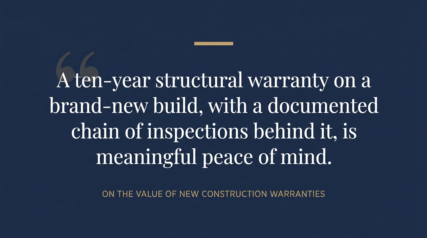 New Construction Warranty Value: Pull Quote