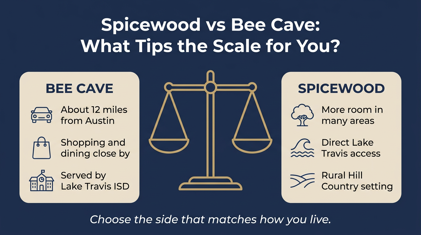 Spicewood vs Bee Cave: What Tips the Scale for You?