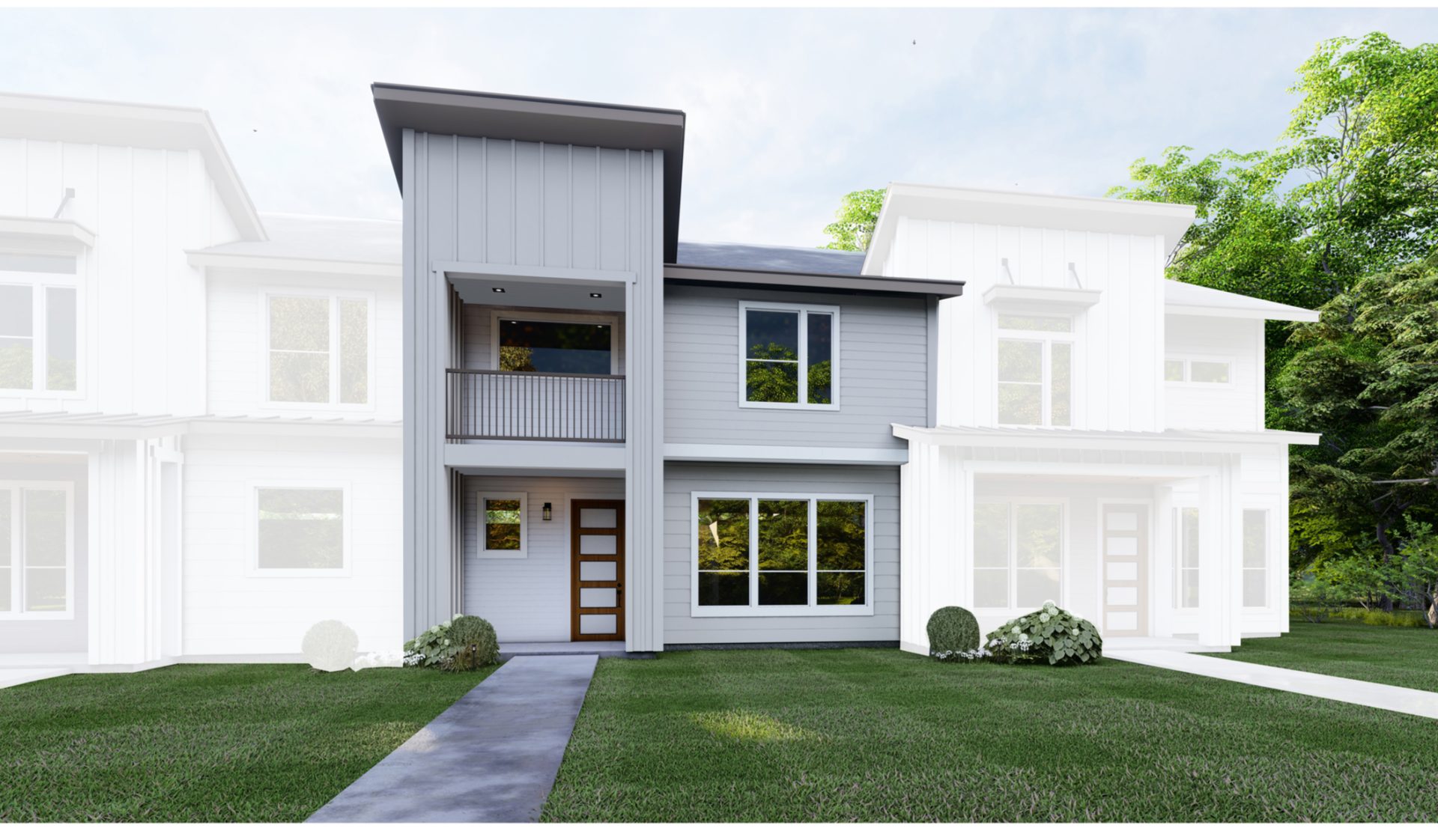 Merida townhome rendering, Cielo Villas Pflugerville