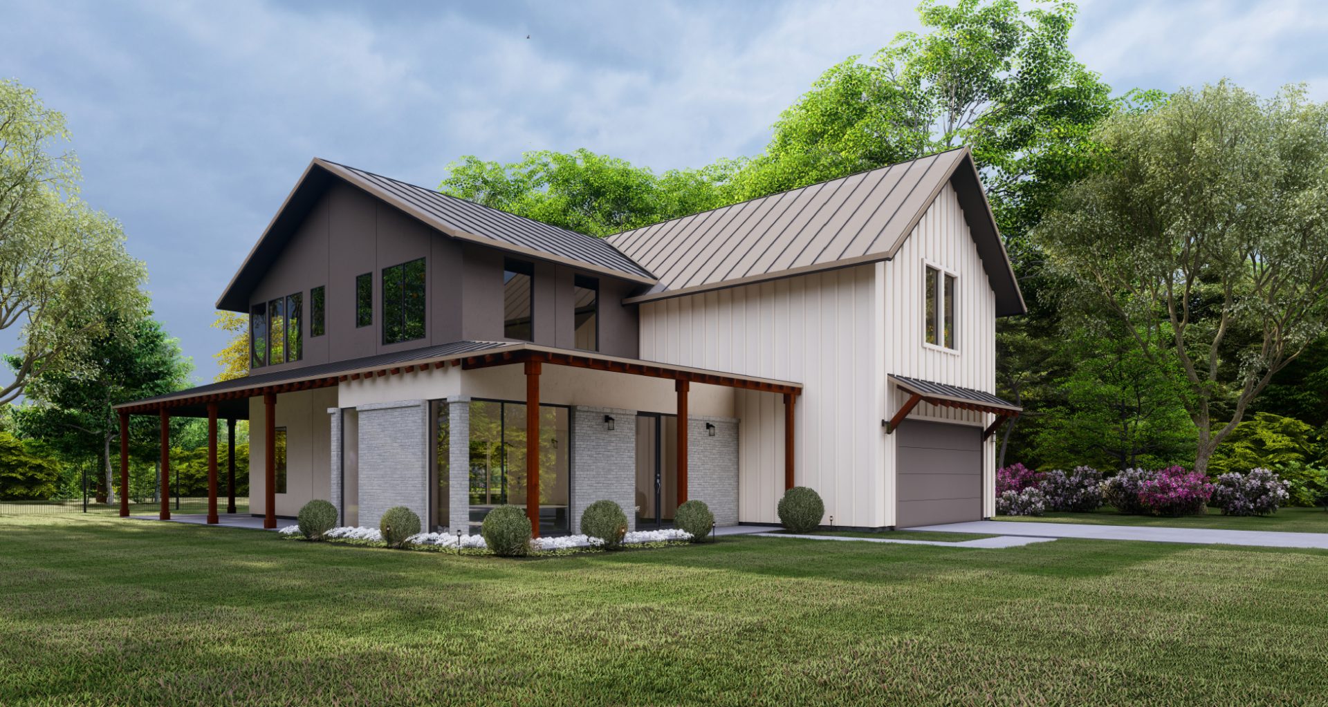 The Crockett elevation