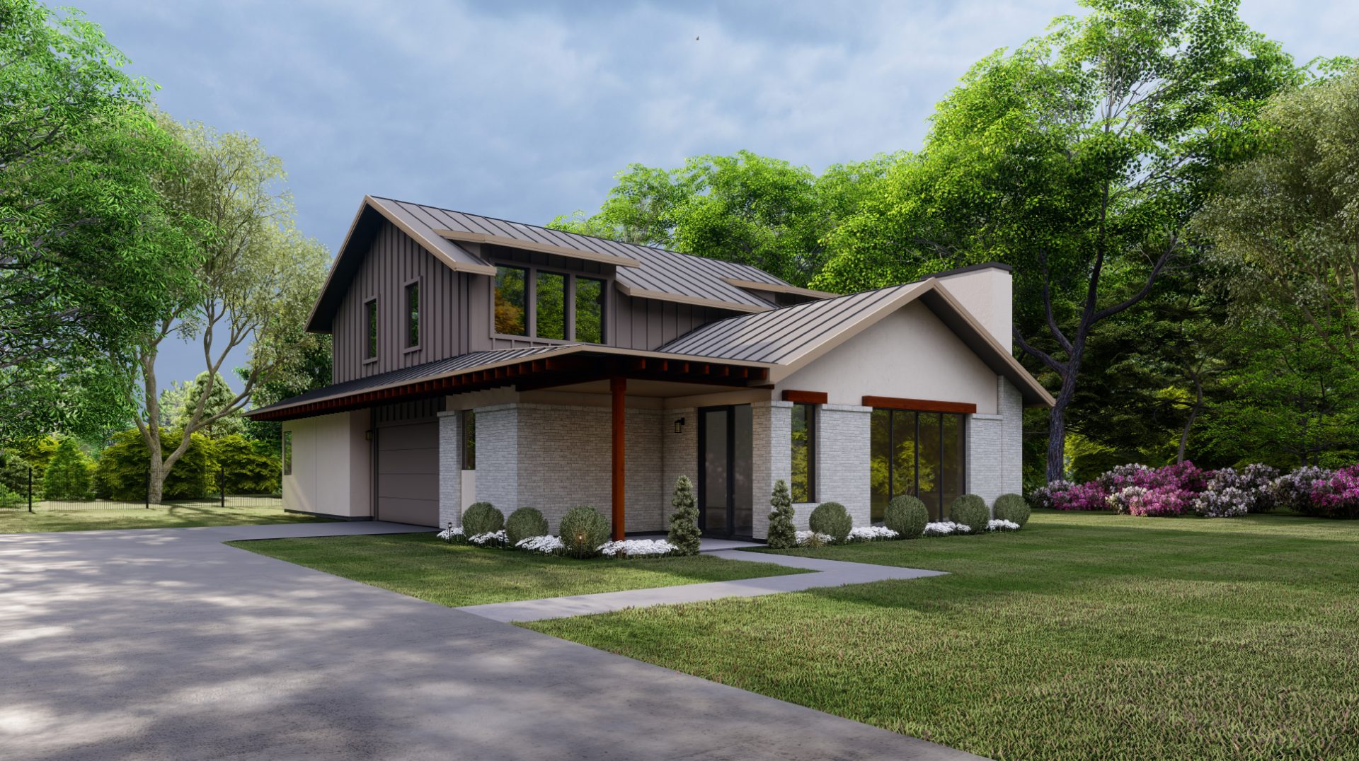 The Lamar elevation