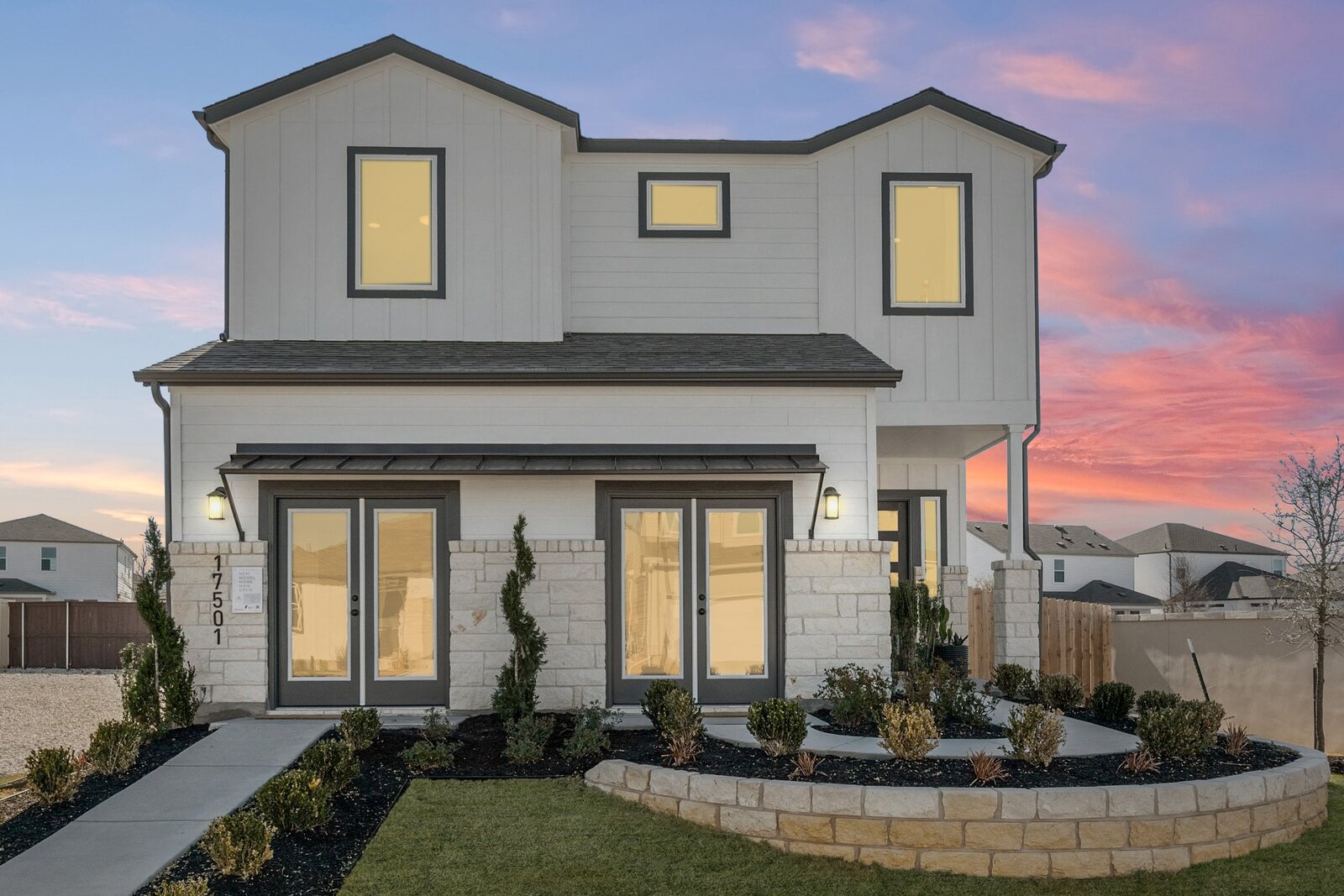 Keystone Homes Avery A exterior, Cielo, Pflugerville