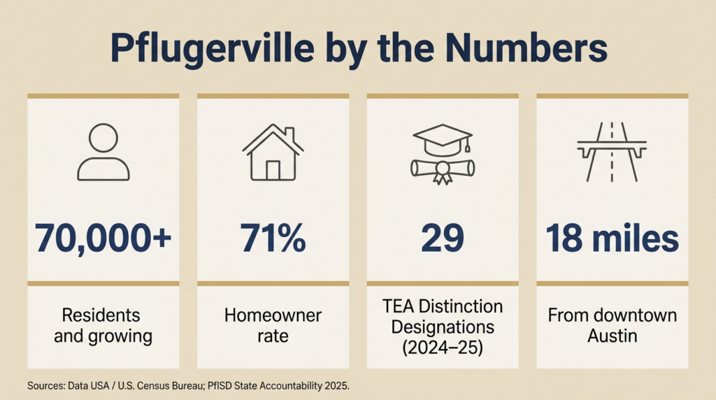 families considering living in Pflugerville, TX