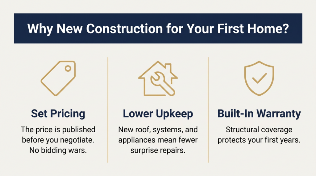 Why new construction for your first home 